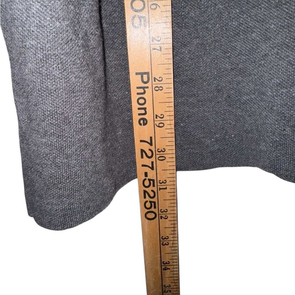 Polo by Ralph Lauren Fold-Over Turtleneck Long Sleeve Shirt Gray Green L - Picture 5 of 8